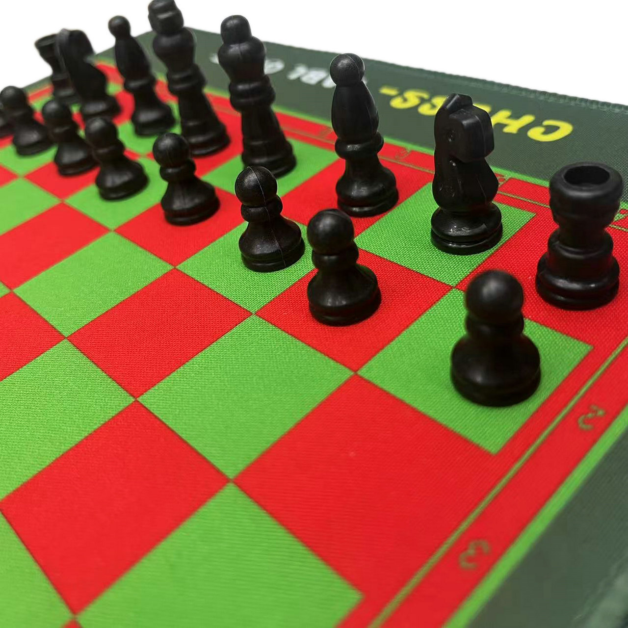 国际象棋游戏多用棋盘棋子套装便携CHESS加大橡胶鼠标垫精密锁边详情4