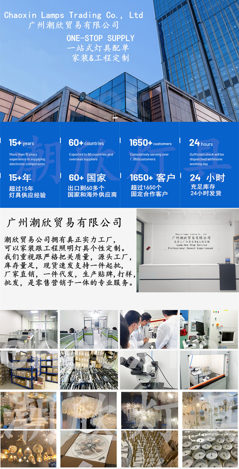 北欧客厅水晶玻璃吊灯现代简约餐厅灯饰书房卧室网红气泡玻璃灯具详情1