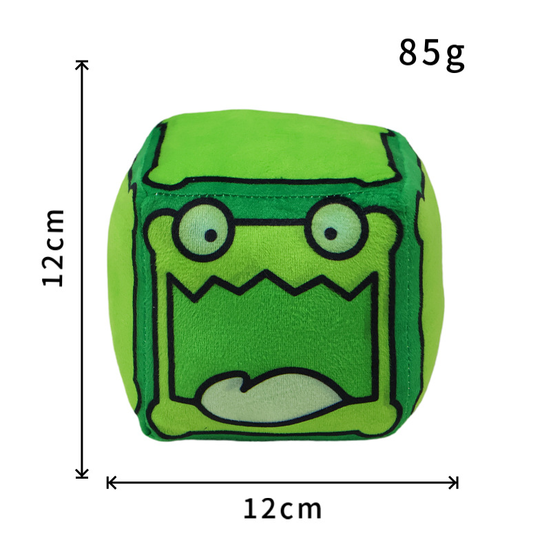 New cross-border geometry dash plush geometry Dash game plush toy doll pillow pic 3