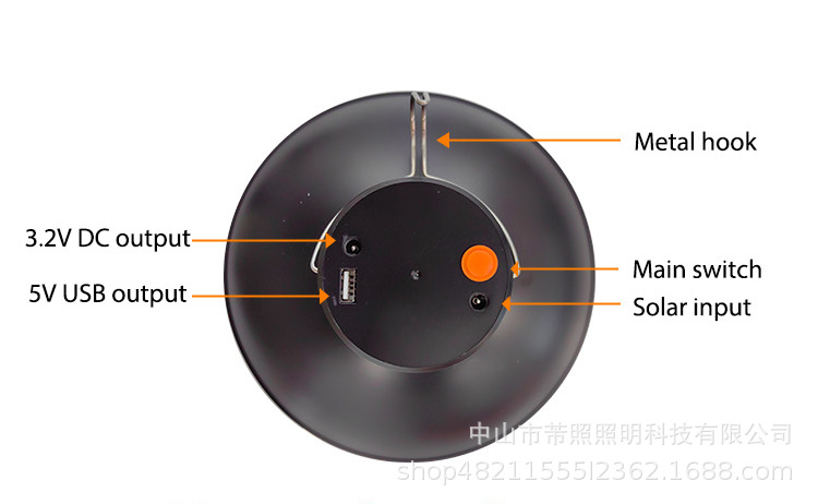 The new type of solar ceiling indoor living room is a solar floodlight for courtyard lighting pic 6