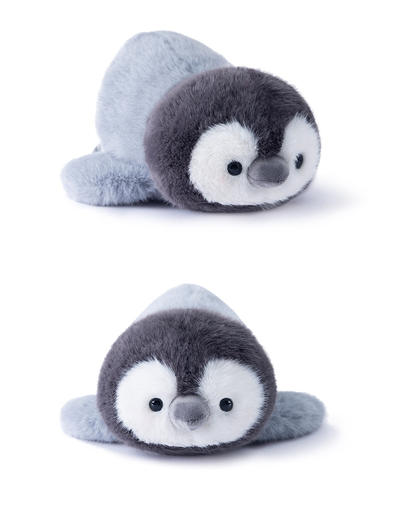 多爱正版趴姿胖胖小企鹅毛绒玩具办公室午睡抱枕安抚哄睡玩偶批发详情7