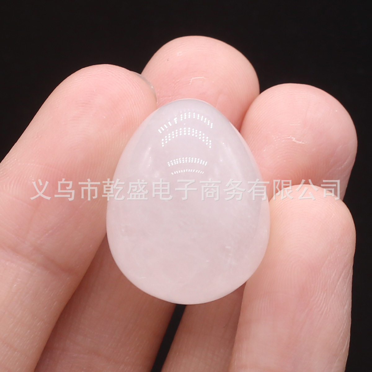 天然绿东陵紫晶黄玉鸡蛋摆件半宝石DIY装饰品小摆件详情4