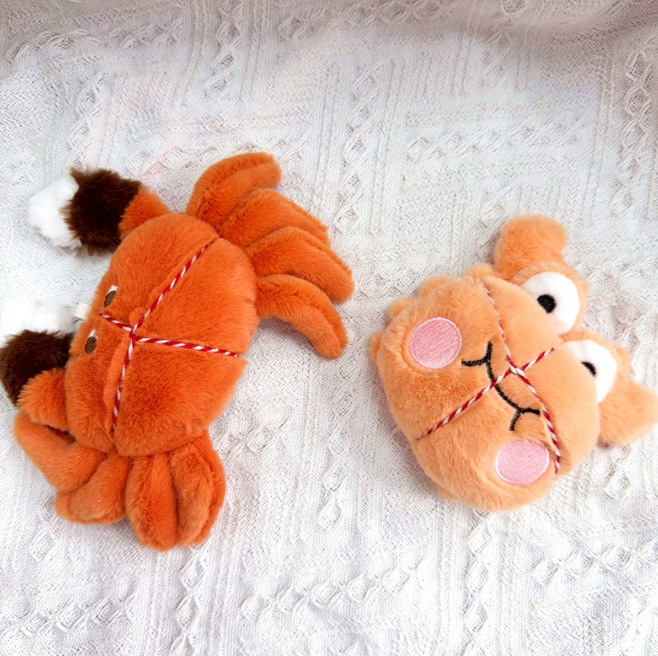Suzhou Yangcheng Lake Hairy Crab plush Pendant 2025 New Style Creative Doll Bag Key Pendant pic 4