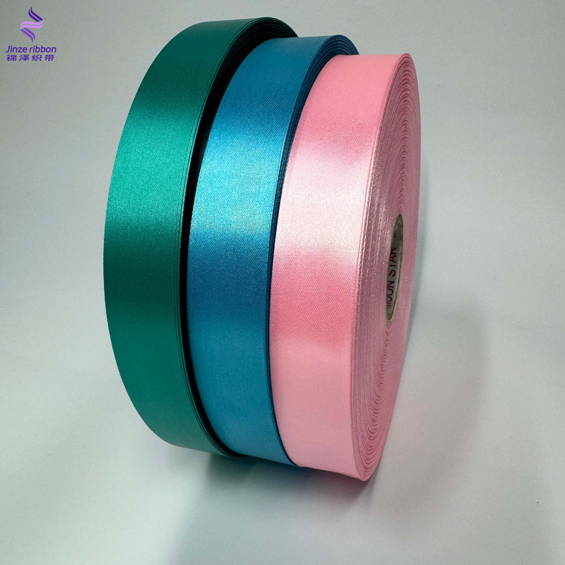 彩色色丁缎带1-10cm高品质印唛礼品包装节庆装饰丝带批发详情2