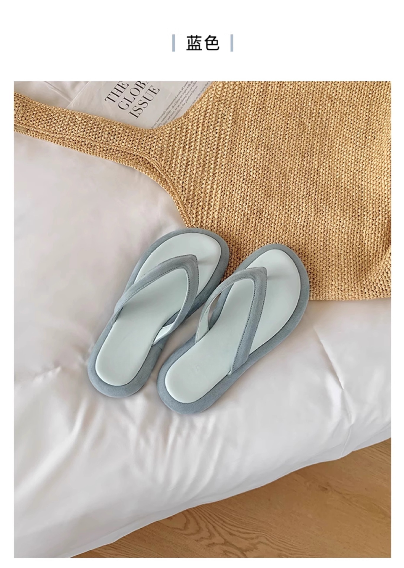 【sheii苏茵茵】同款~踩屎感沙滩度假厚底人字拖鞋女凉拖外穿详情18