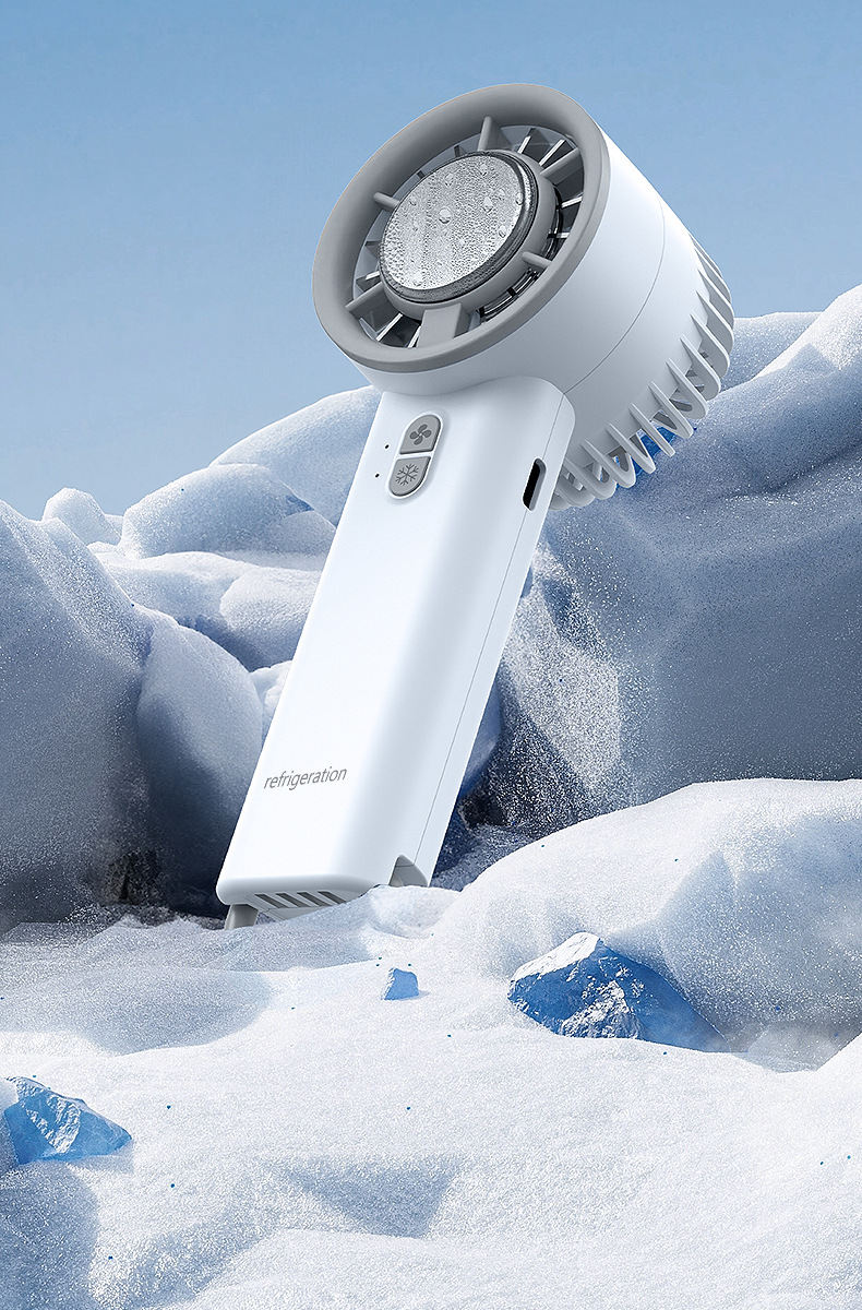 严选冰敷手持迷你小风扇半导体制冷户外小型便携式随身小空调充电详情9