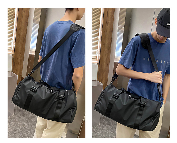 可套拉杆大容量手提旅行包通用干湿分离运动健身收纳包出差行李包详情27