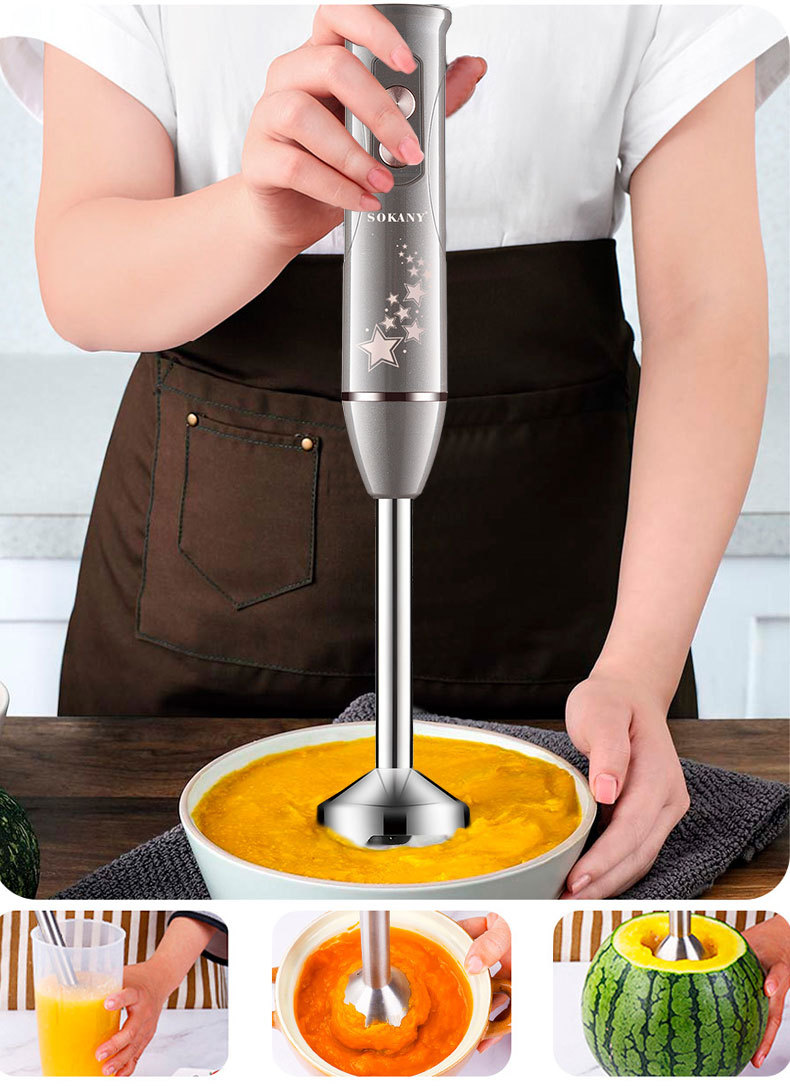 Foreign trade SOKANY02013 HAND BLENDER Home Cooking Machine with hand-held Blender and cup pic 5