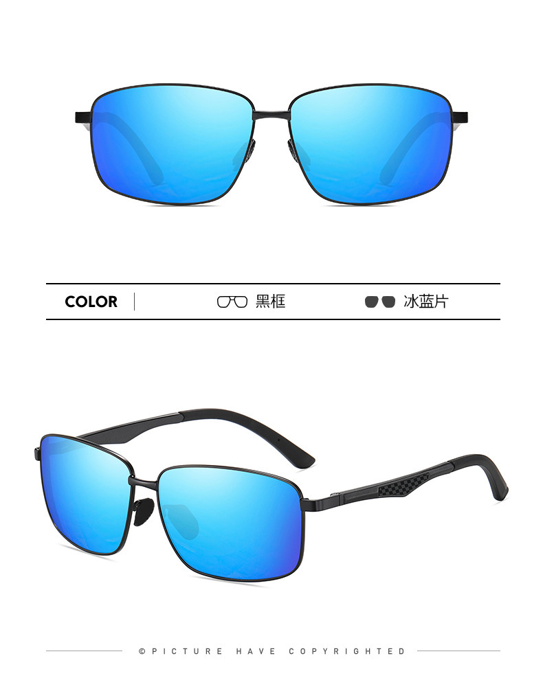 新款偏光出游驾驶遮阳墨镜1065欧美百搭男士时尚炫彩太阳眼镜批发详情17
