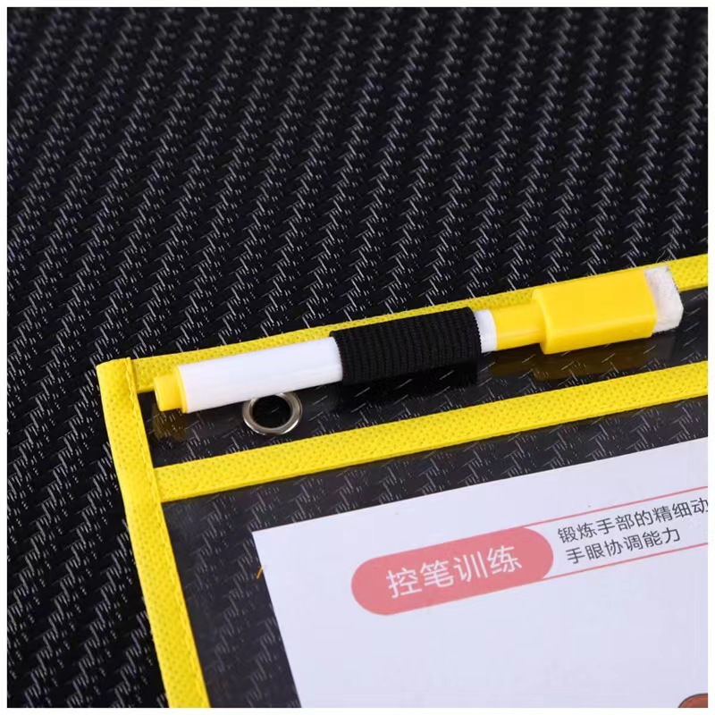 Colorful transparent folders, stationery storage, meeting bags, stationery decoration parts, audio equipment pic 15