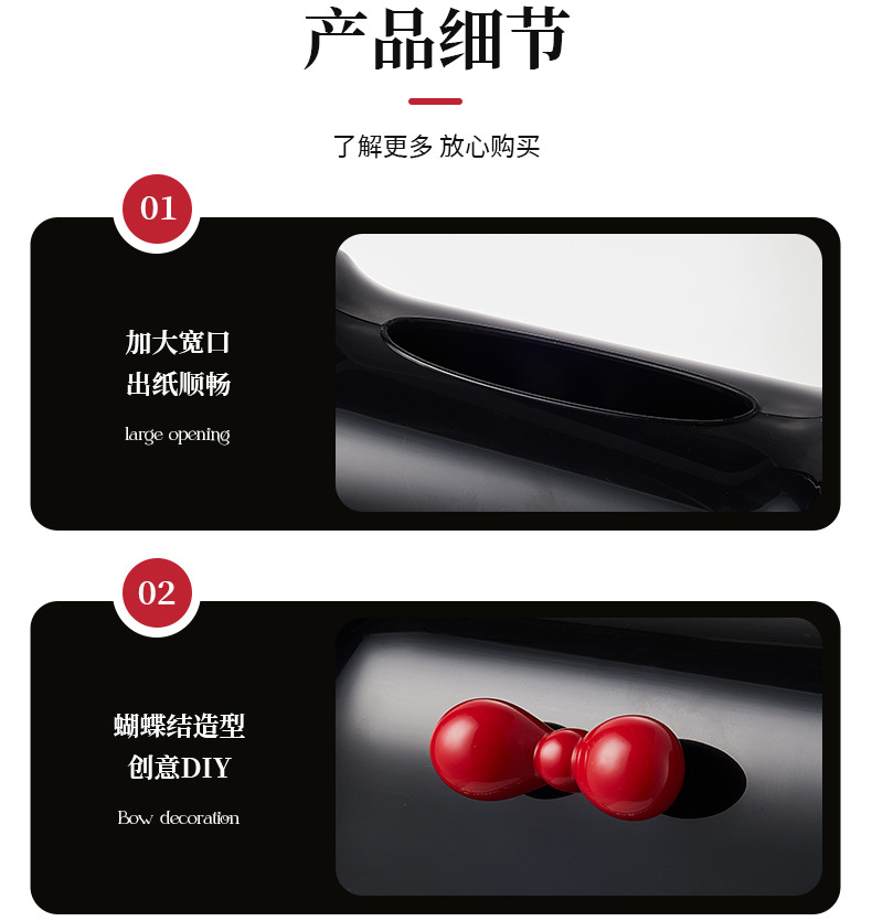 Personalized tissue storage box, home creative napkin box with spring, living room coffee table, bedside dopamine tissue box pic 11