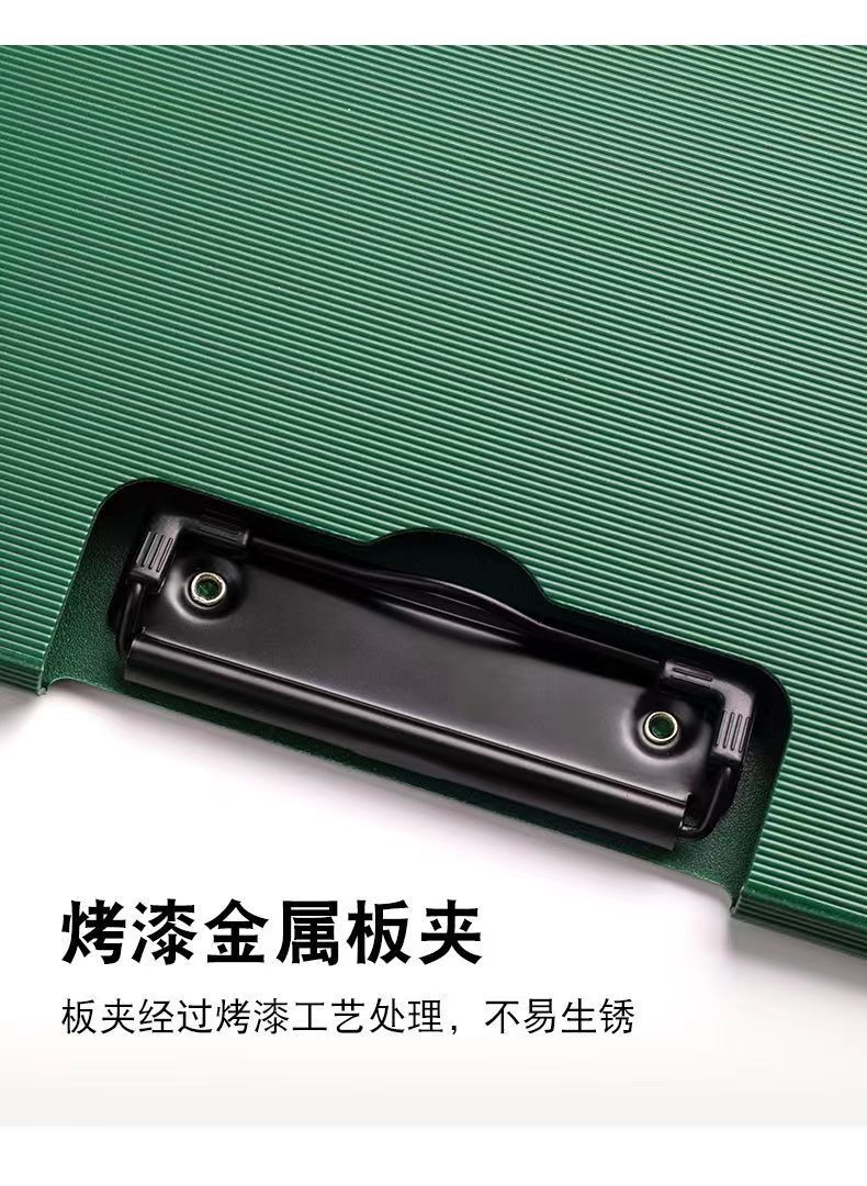 a4 folder, student board holder, learning stationery, test paper storage board, binding rope, pen holder, office meeting pic 6