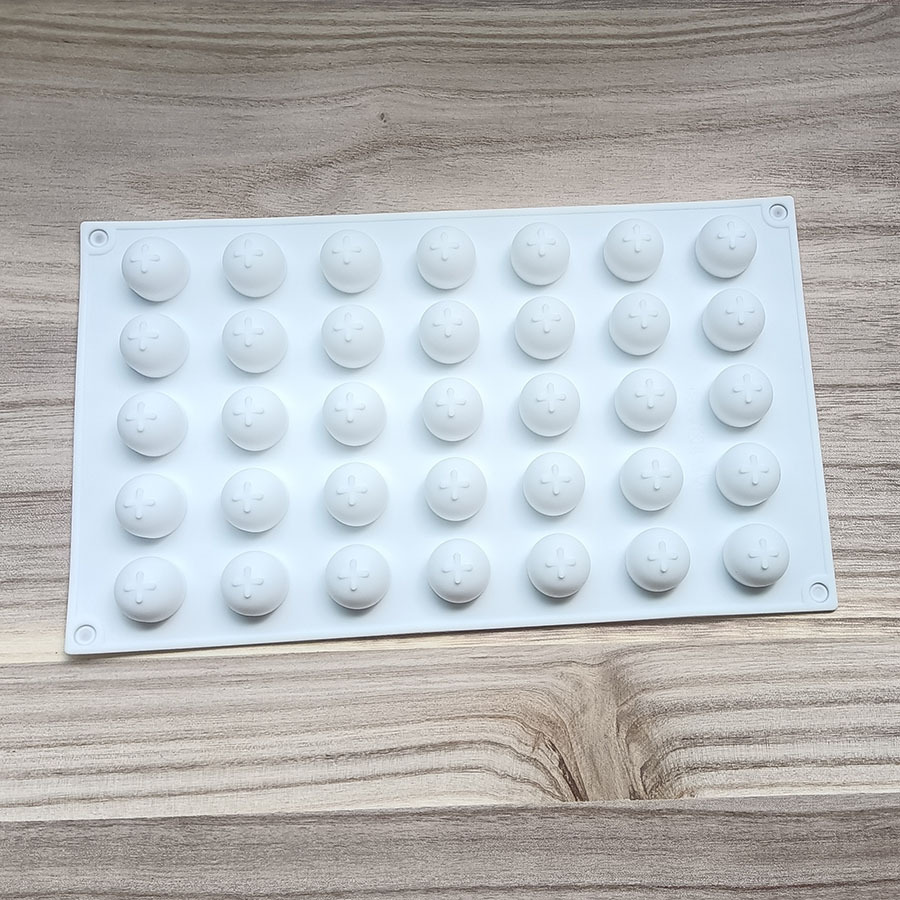 35连松露巧克力硅胶模具法式慕斯蛋糕甜品圆球夹心模烘焙工具现货详情5