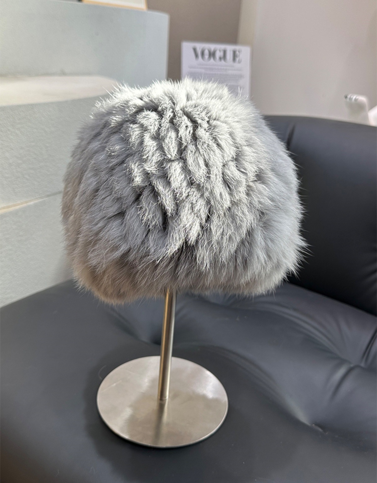 品牌【森多娜】2025新款韩系兔毛绒帽子女秋冬款加厚保暖防寒批发成人帽显脸小皮草护耳渔夫帽高级百搭款详情37