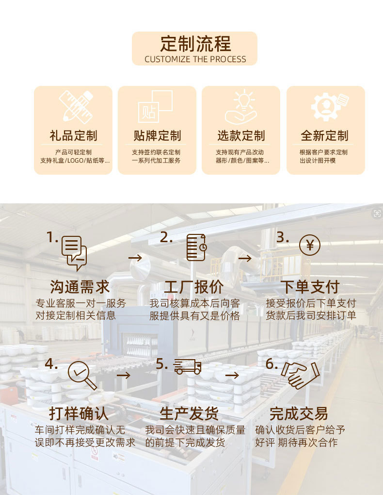 Simple soup bowl, noodle bowl, thickened rice bowl for restaurants and hotels, can be printed with LOGO, pure white ceramic straight-mouthed bowl for home use pic 26