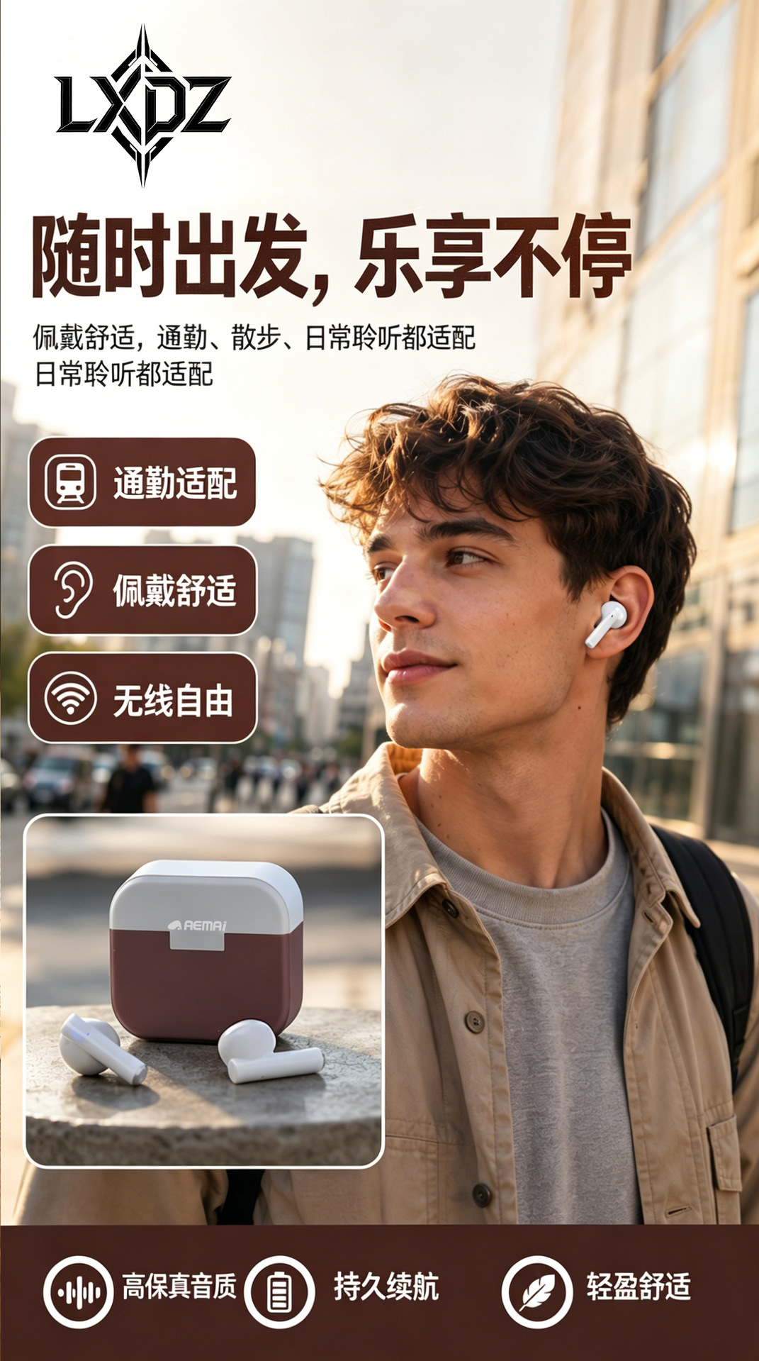 Новая ретро-камера LXDZ 2026 bluetooth с беспроводным высоким уровнем шума для беспроводных беспроводных беспроводных беспроводных беспроводных беспроводных bluetooth pic 6