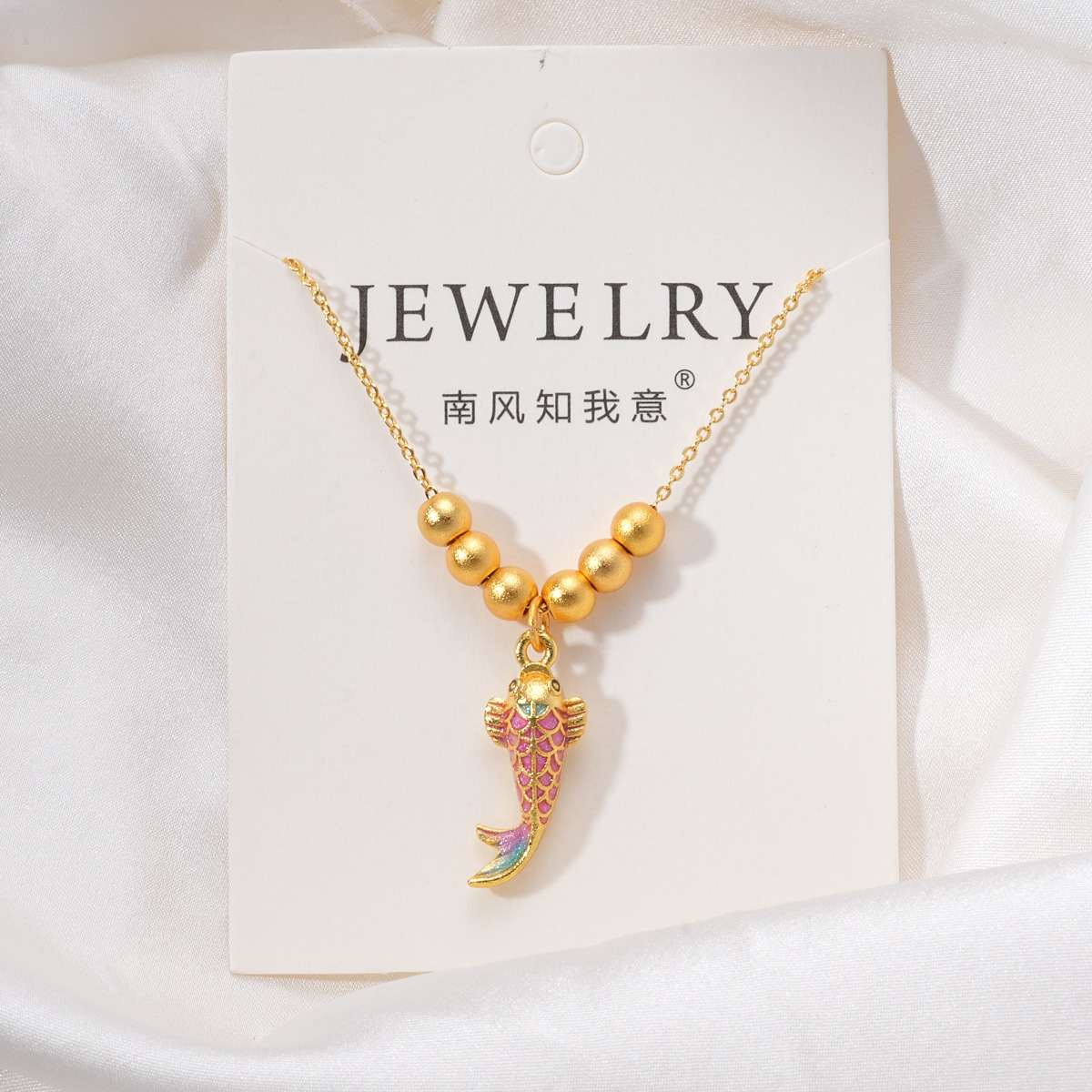 Ancient Vietnamese sand gold accessories, high color retention, beaded peach with zirconium pendant, bracelet, necklace, extension chain diy accessories pic 11