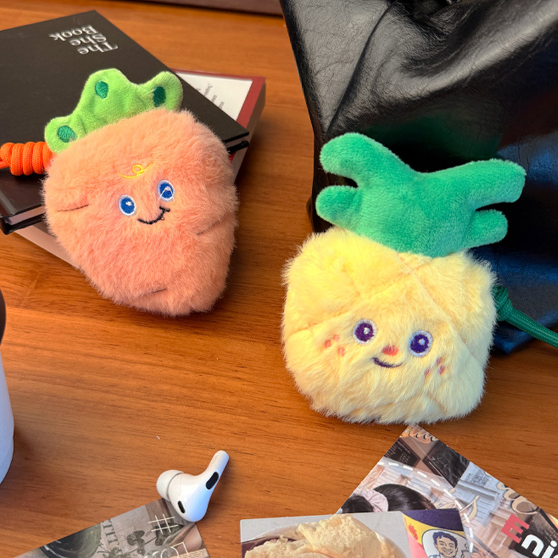 果蔬苹果毛绒挂件可爱包包挂饰小玩偶水果毛绒玩具蔬菜毛绒钥匙扣详情10