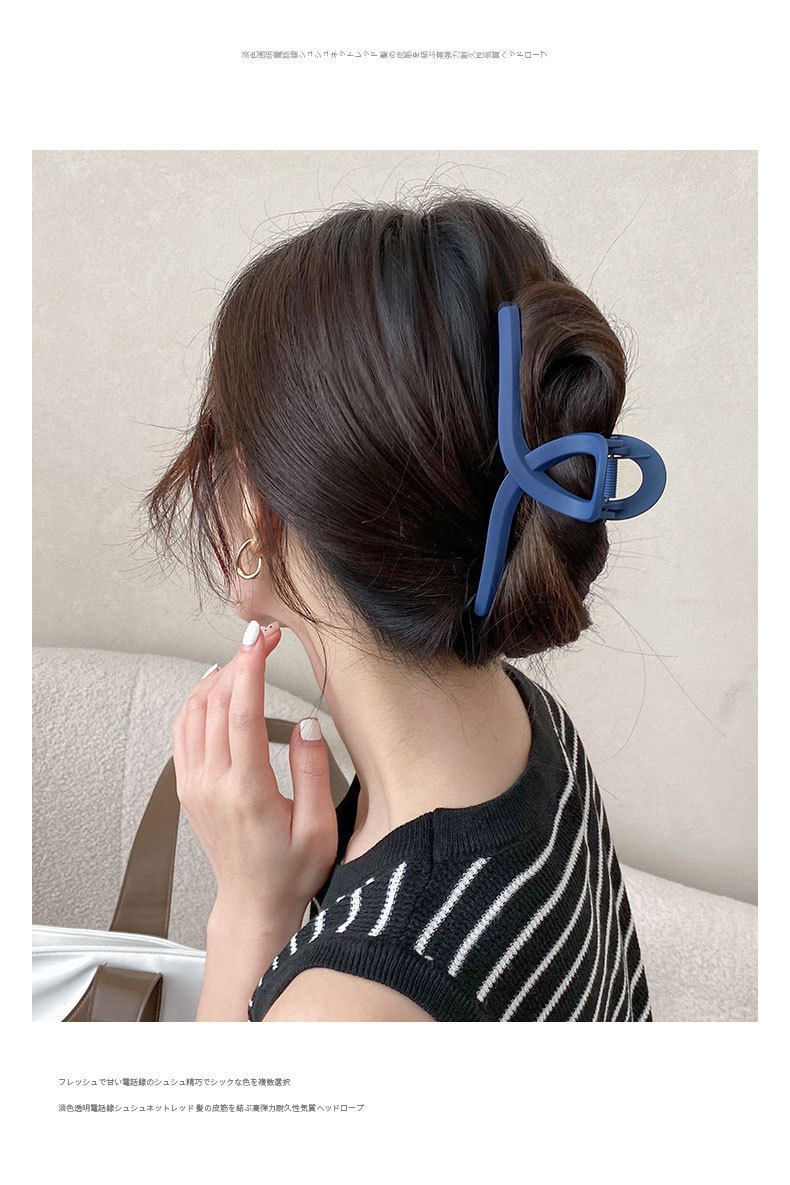 Black shark hair clips for women with a high-end feel, large hair volume, big hair gripper, back of the head, updo hair clips, headwear gripper pic 20