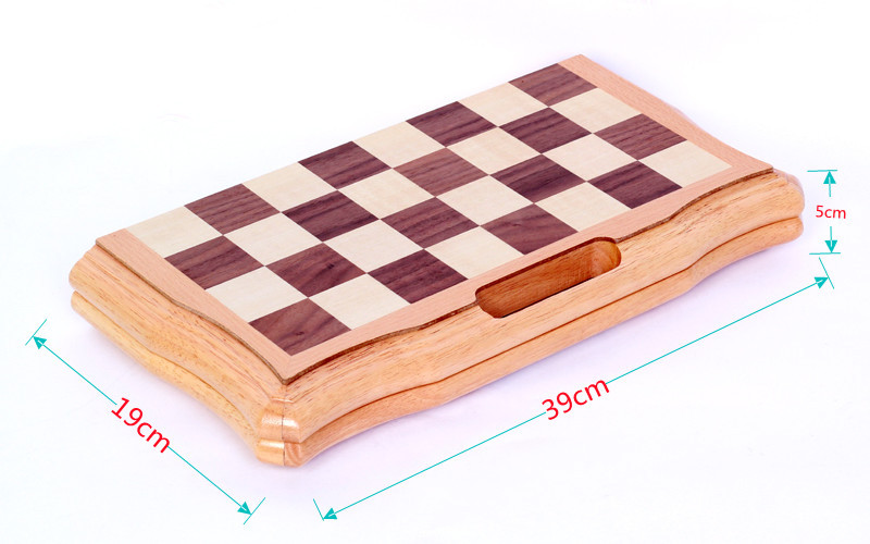 国际象棋金属锌合金玩具折叠棋盘+2个备用棋子手提便携棋具礼盒详情13