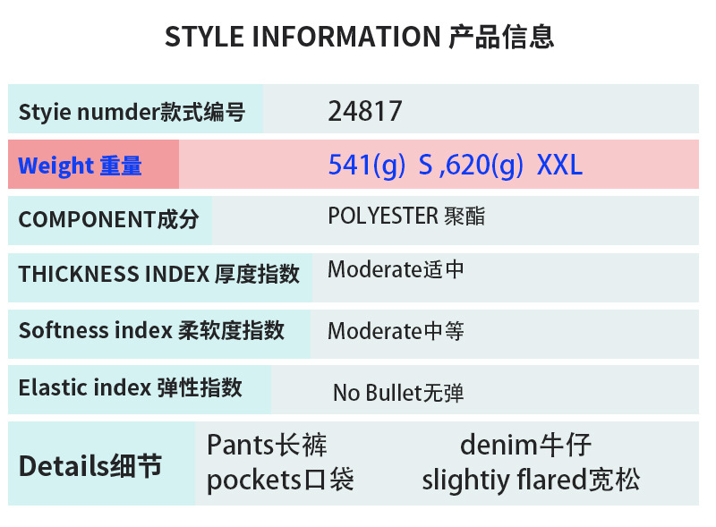 现货2025新款欧美跨境复古破洞直筒裤休闲拼接长裤宽松牛仔裤女详情6