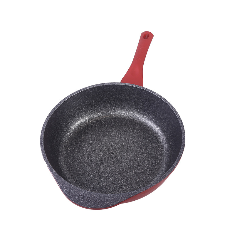 VCC麦饭石不粘锅家用炒锅气垫炒菜锅电磁炉煤气灶燃气通用平底锅详情5