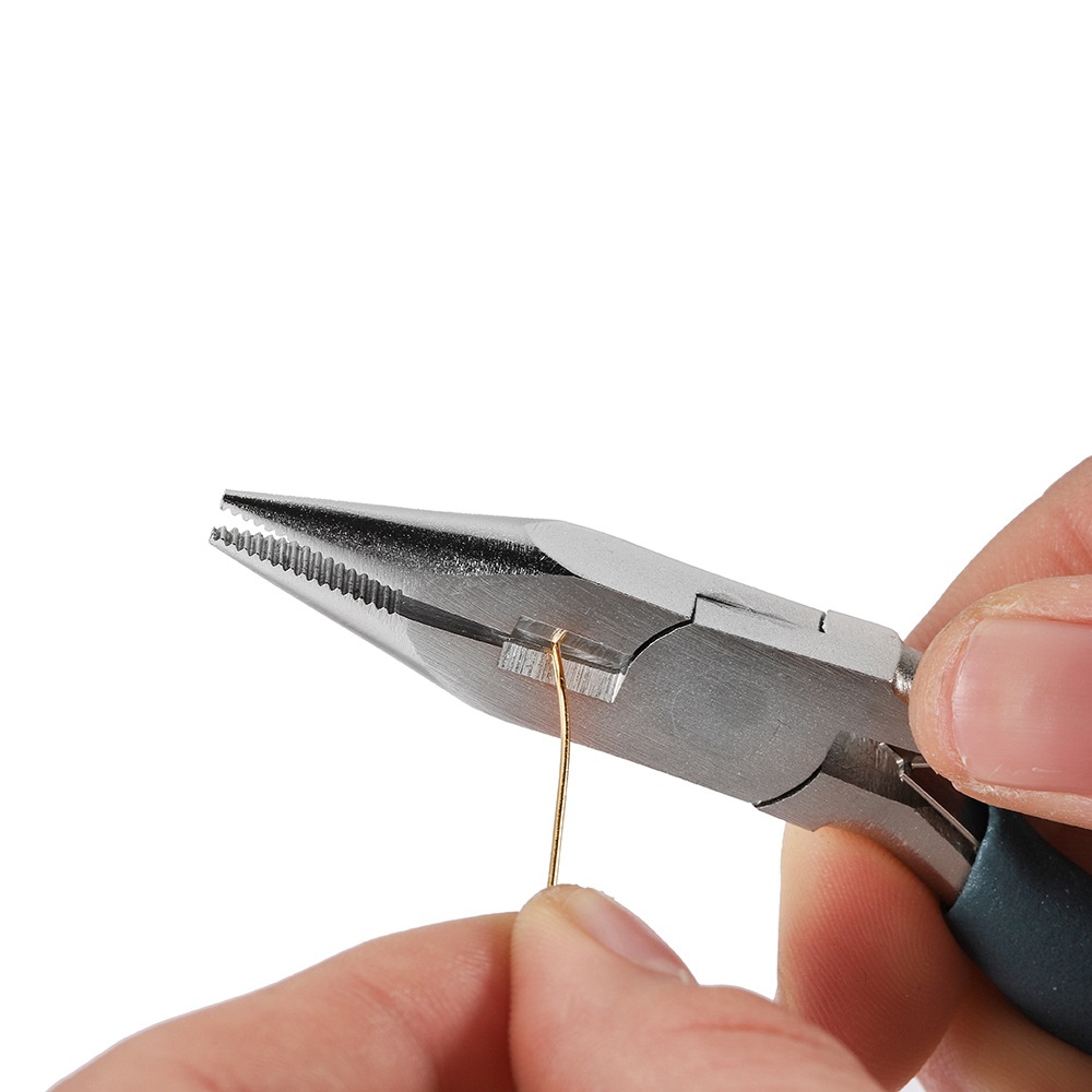 55# steel hand pliers, jewelry pliers, 5-inch mini pliers, chromium-vanadium steel stainless pointed pliers, jewelry tool pliers pic 32