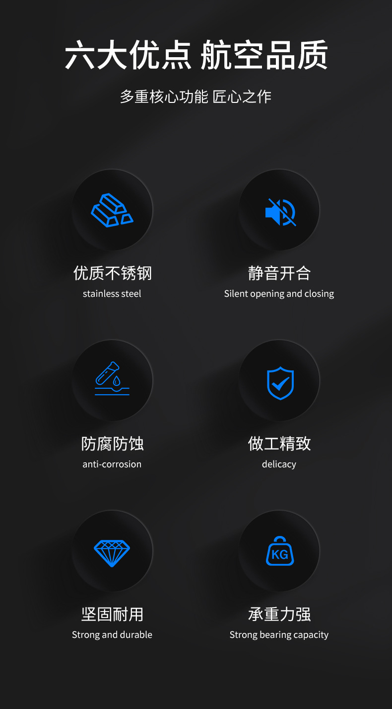 Bright glass door hinges, heavy-duty bathroom clamps, 90-degree shower glass door fixed clamps, bathroom swing hinges pic 2