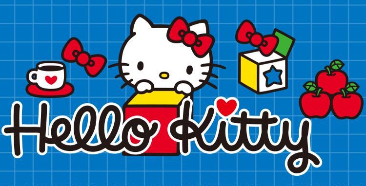 Hello Kitty colorful transparent packaging, 15cm set size, including cartoon patterns, unit work system sign, business name tag, cute stationery supplies pic 1