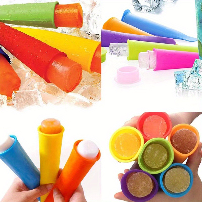 Accesorios para bebés y niños palitos de puré de frutas molde de silicona para paletas de hielo DIY molde para hornear simple creativo molde para paletas de hielo pic 7