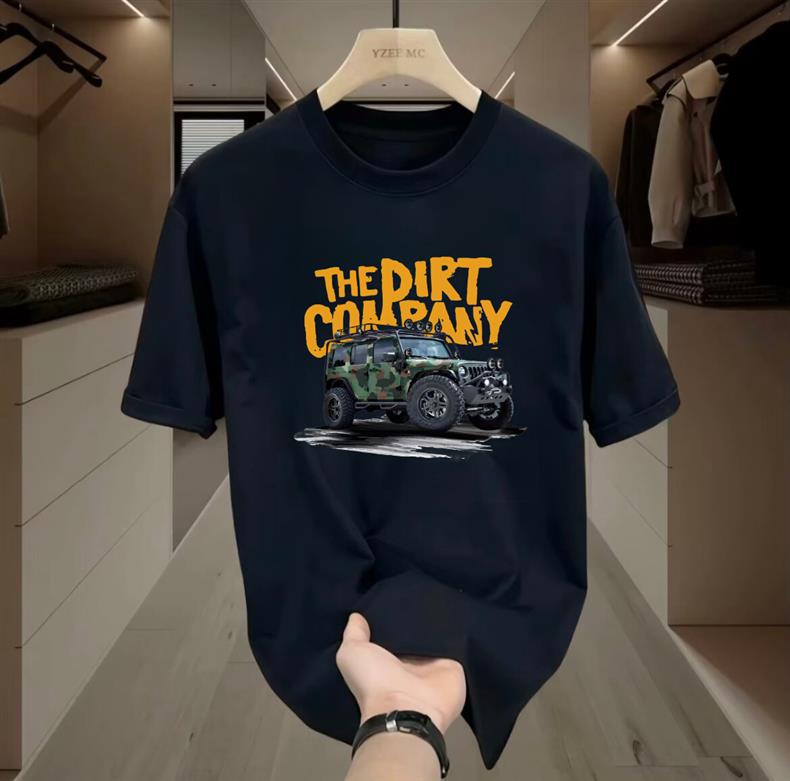 跨境夏季新款男士短袖t恤国潮圆领修身潮流休闲百搭速干运动上衣详情26