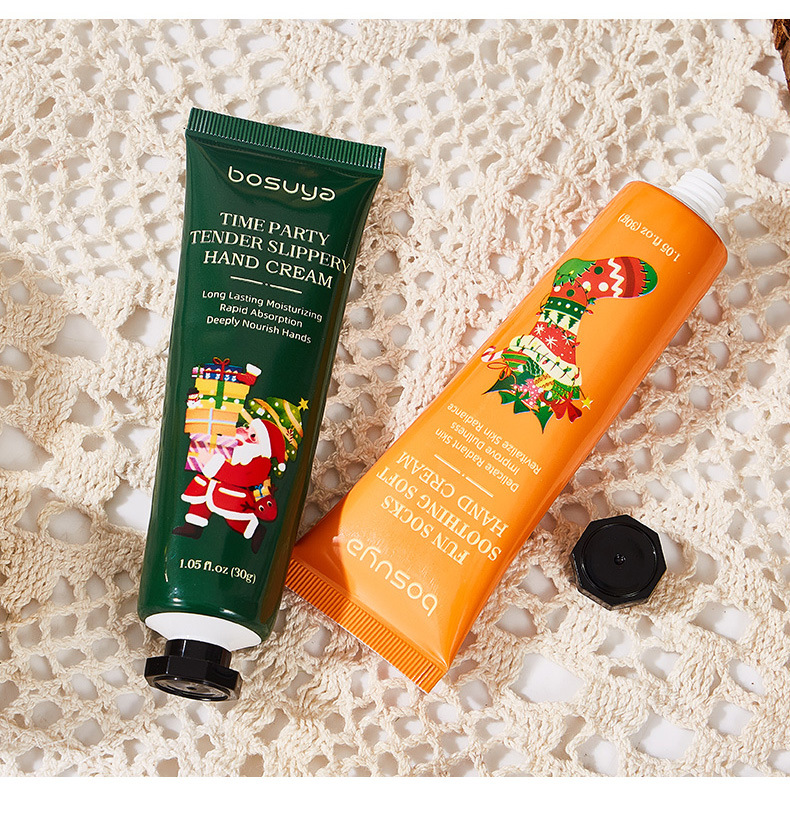 【跨境专供】bosuya圣诞护手霜滋润保湿补水秋冬防干裂护手霜批发详情19