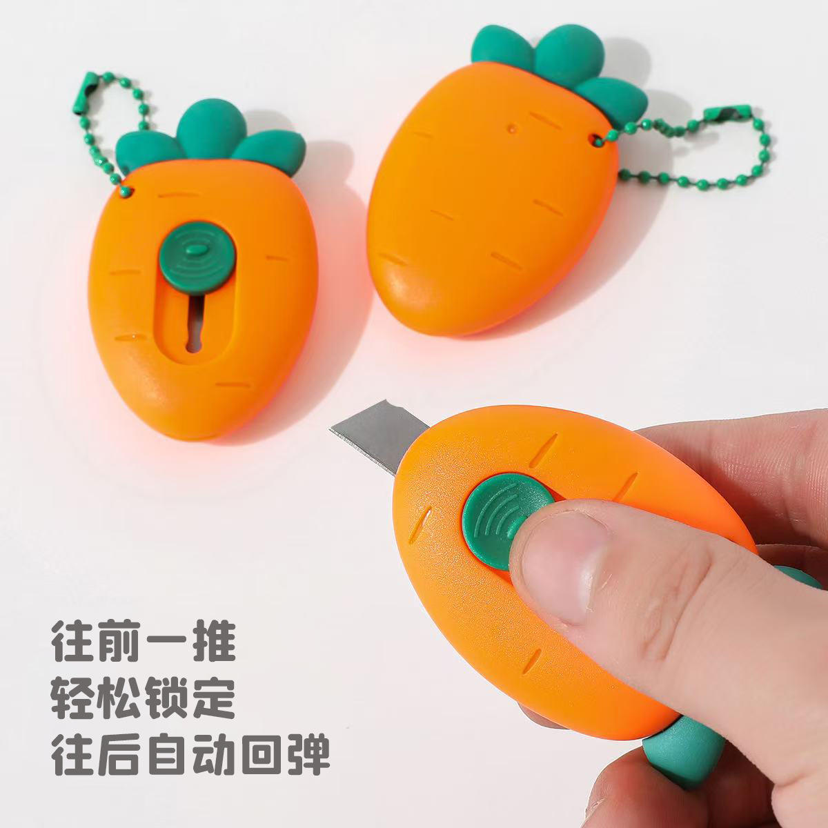 Mini utility knife, fruit-shaped, paper cutting, package opening, cute student utility knife, portable unboxing, stationery, handmade knife pic 25