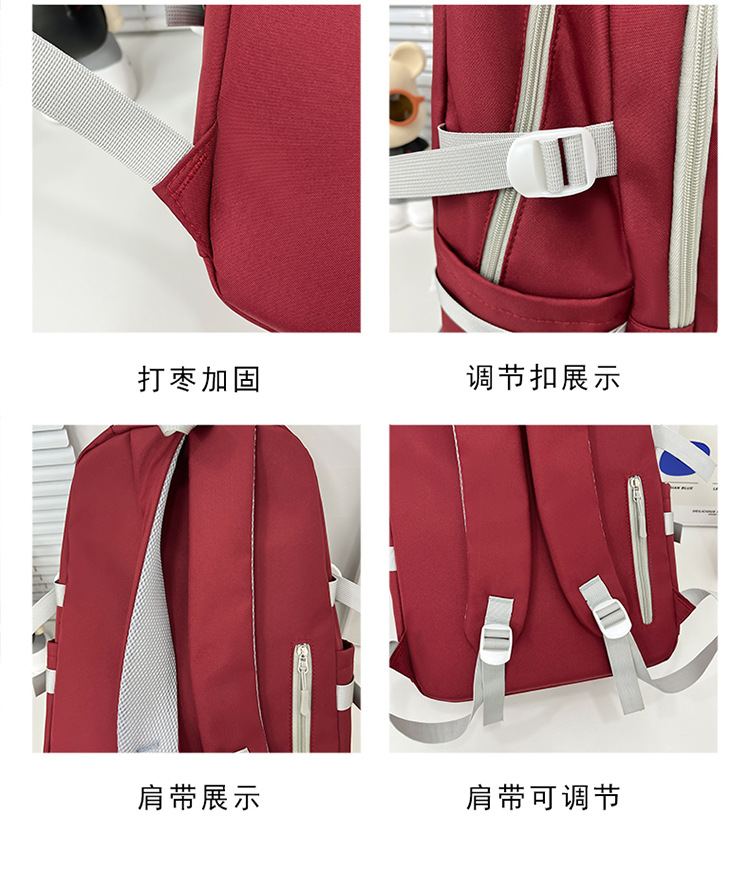 New cross-border backpacks for women in an ins style, large capacity for college students, high school and junior high school students, computer backpacks for men pic 19