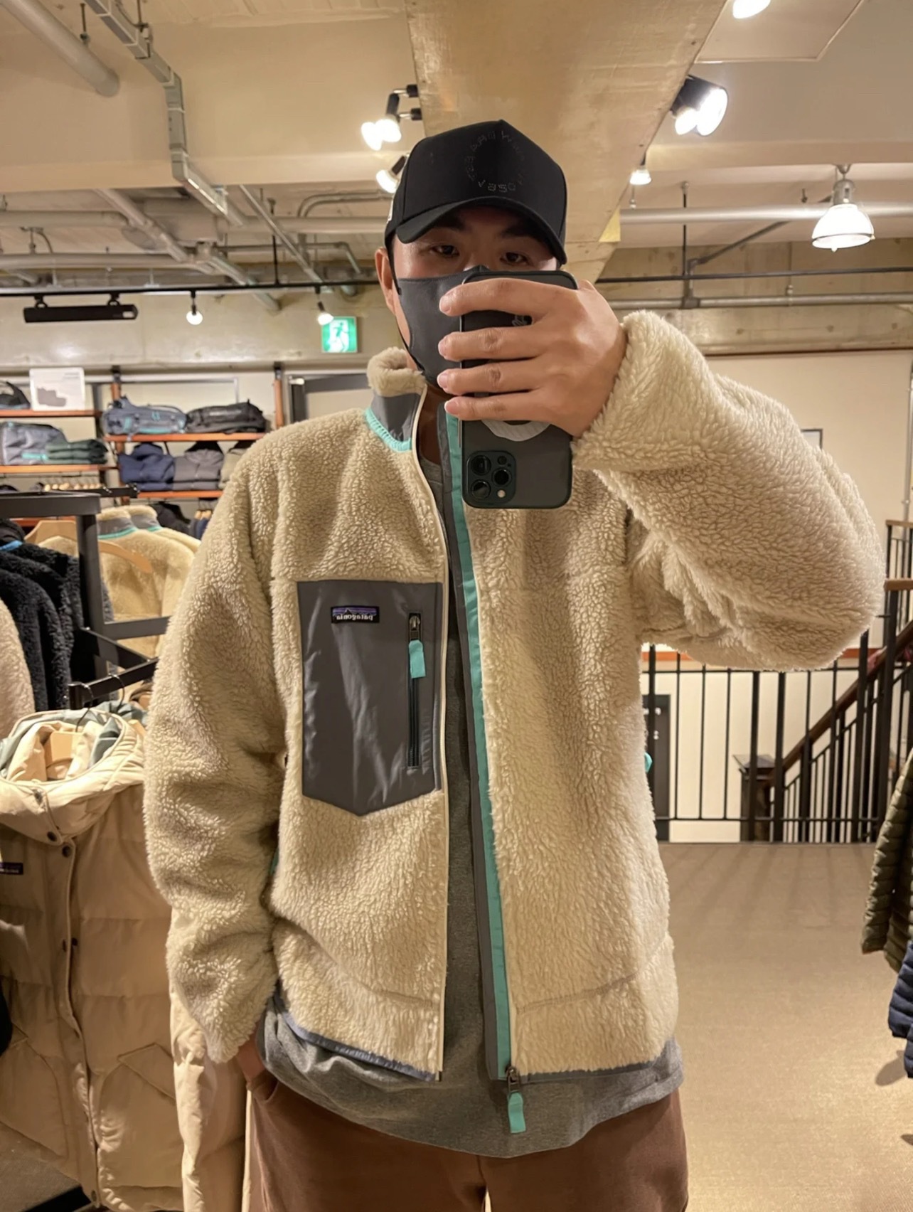 跨境Patag巴塔高品质抓绒衣羊羔毛立领情侣拉链外套夹克保暖旅游详情29