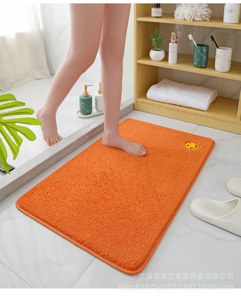 爆款加厚泡泡绒家用地毯卧室厨房地垫浴室吸水防滑脚垫卫生间门垫详情16