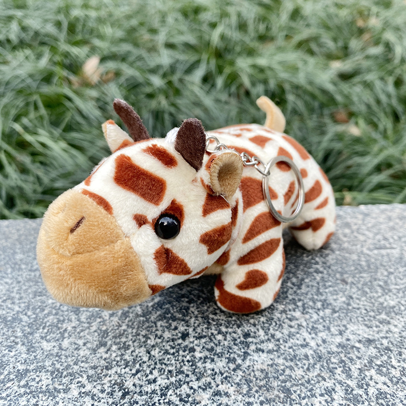 Wholesale of cross-border forest and jungle animal pendants, cartoon dolls, plush toys, backpacks, car keychains and dolls pic 24