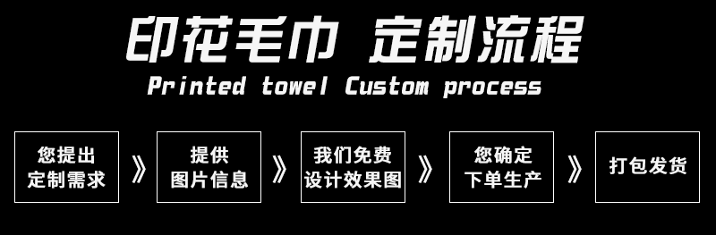 外贸纯棉毛巾色织提花毛巾吸汗加厚运动毛巾正反面LOGO定制加工详情6