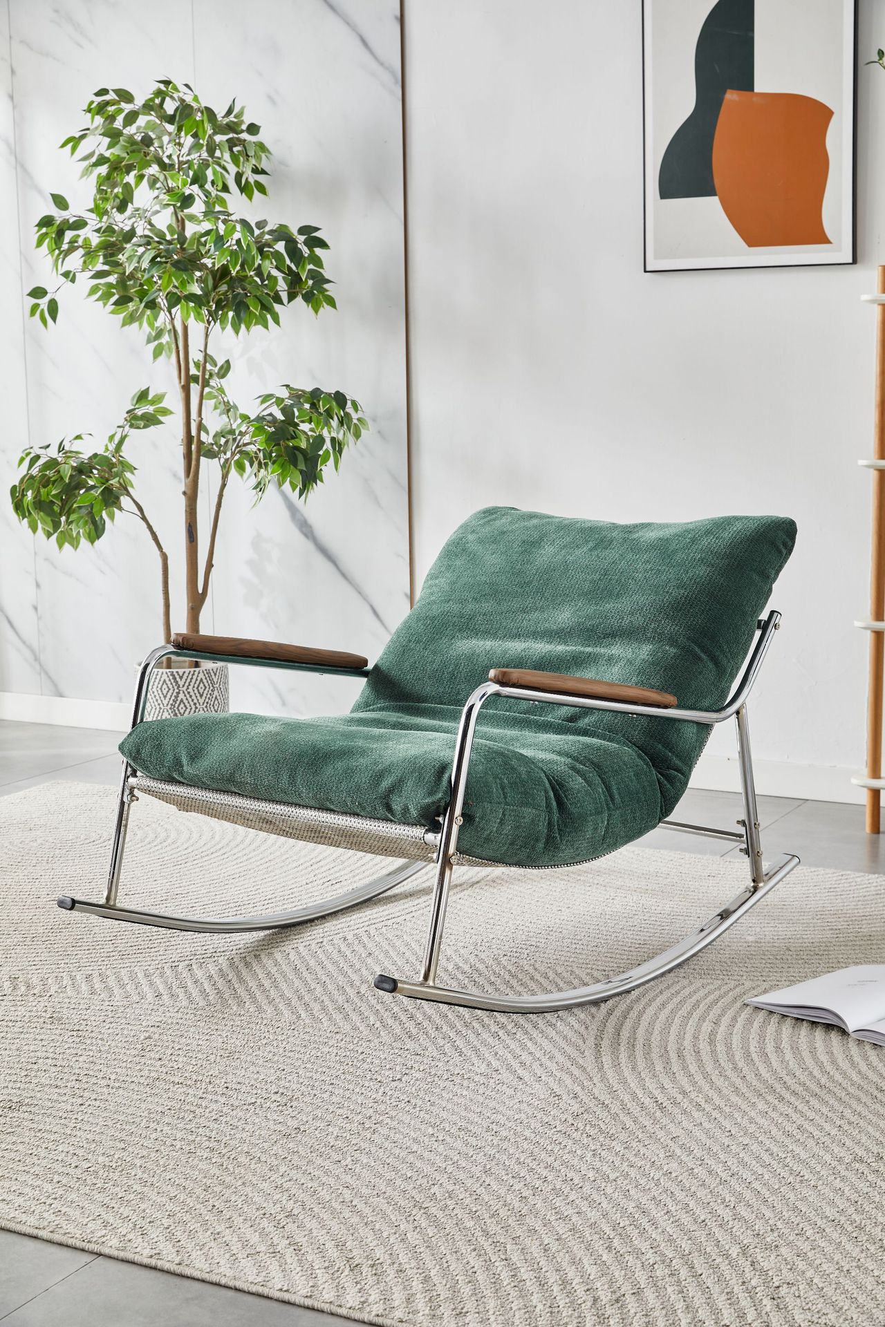 新款家用阳台休闲懒人摇摇椅可躺可坐客厅单人午休懒人沙发椅详情10