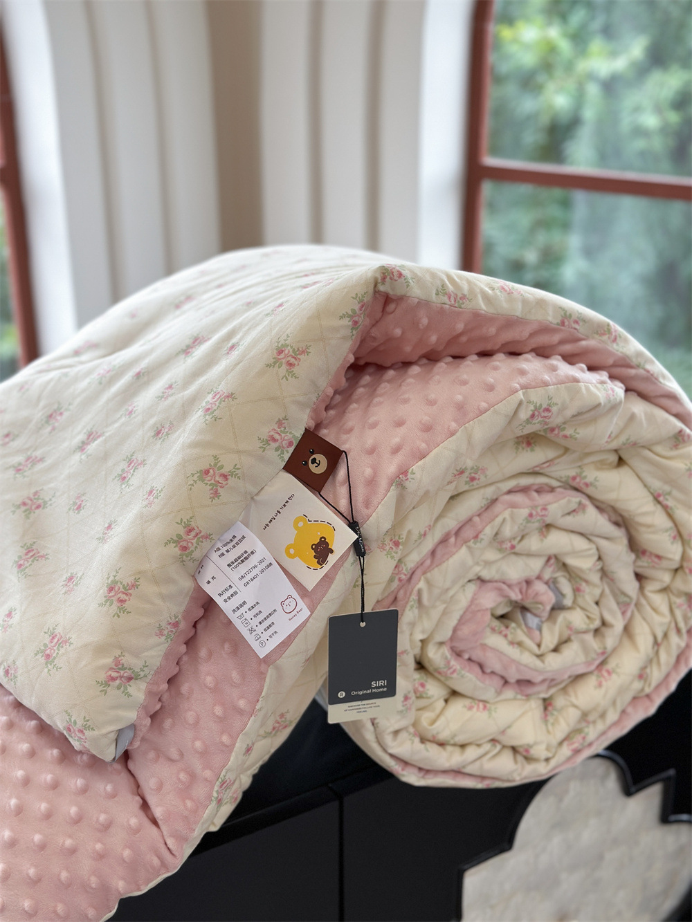 13372 All-cotton cartoon small floral print spring and autumn quilt soothing, bean quilt warm and fleece winter quilt core pic 69