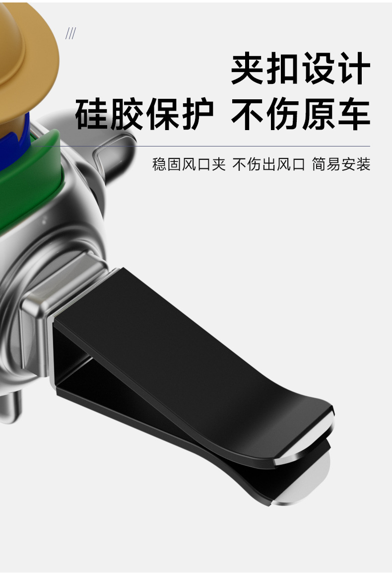 Factory direct sales of car aroma diffusers, small aircraft air conditioning outlets, fans, solid car decorations, cartoon and cute fragrances pic 7