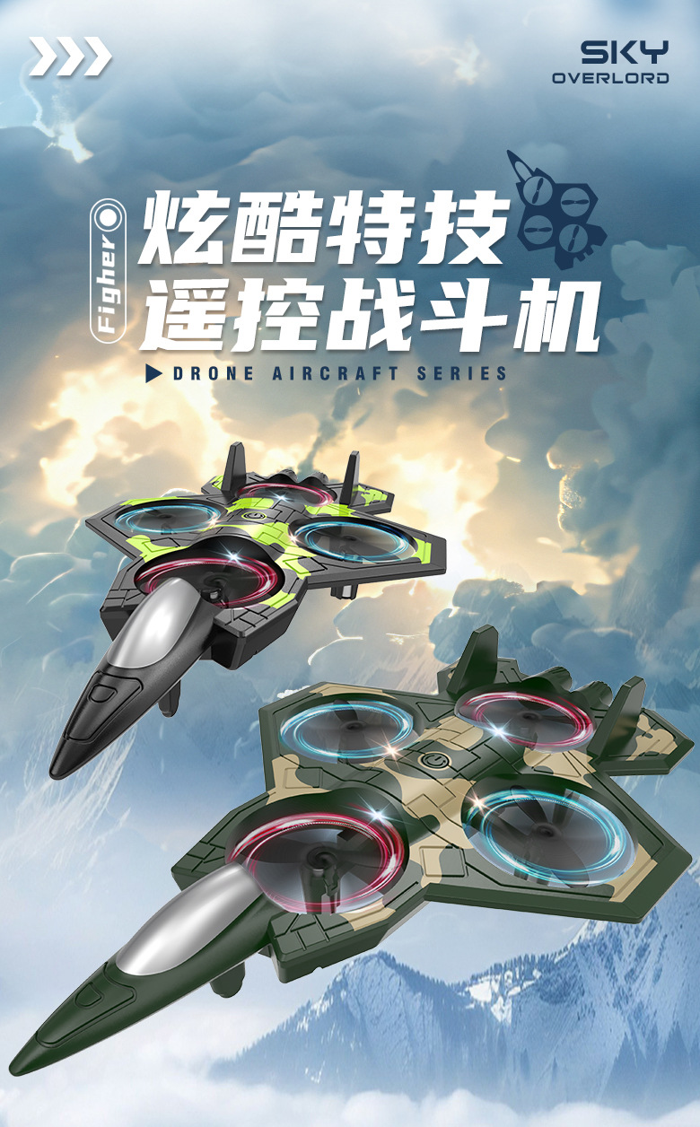 ABS plastic remote-controlled aircraft, remote-controlled fighter jets, high-quality quadcopters, foam drones pic 19