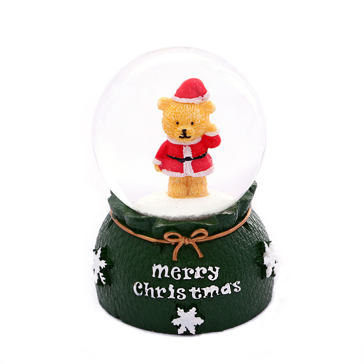 Santa Claus luminous crystal ball, creative gifts for classmates on Christmas, music box, desktop ornaments and decorations pic 9