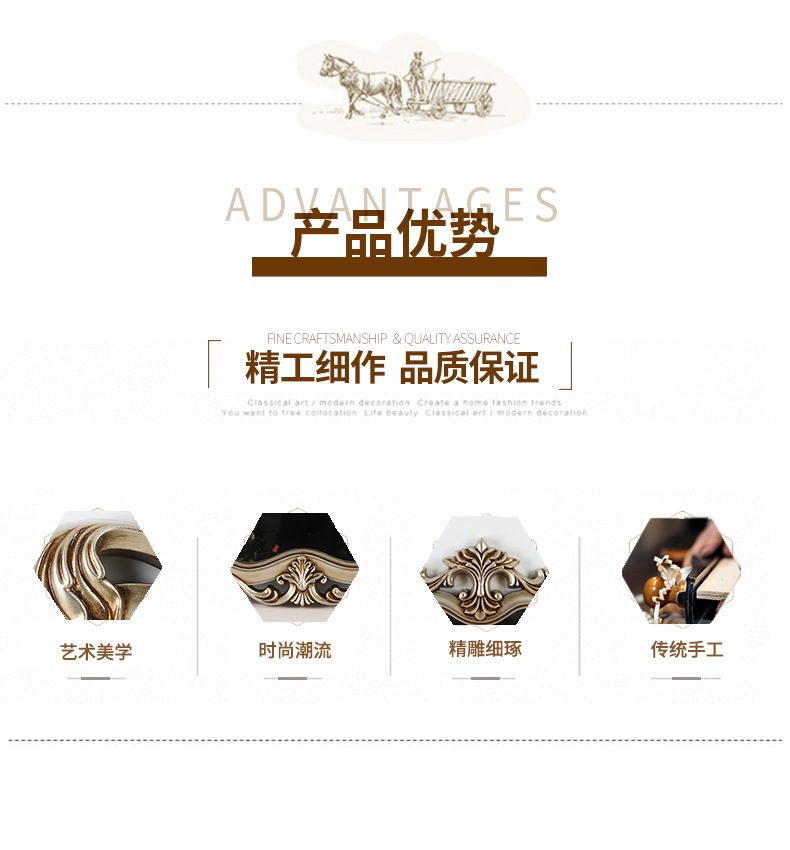 新款雕花浴室镜欧式复古美式卫浴镜酒店壁挂装饰镜梳妆卫生间镜子详情31