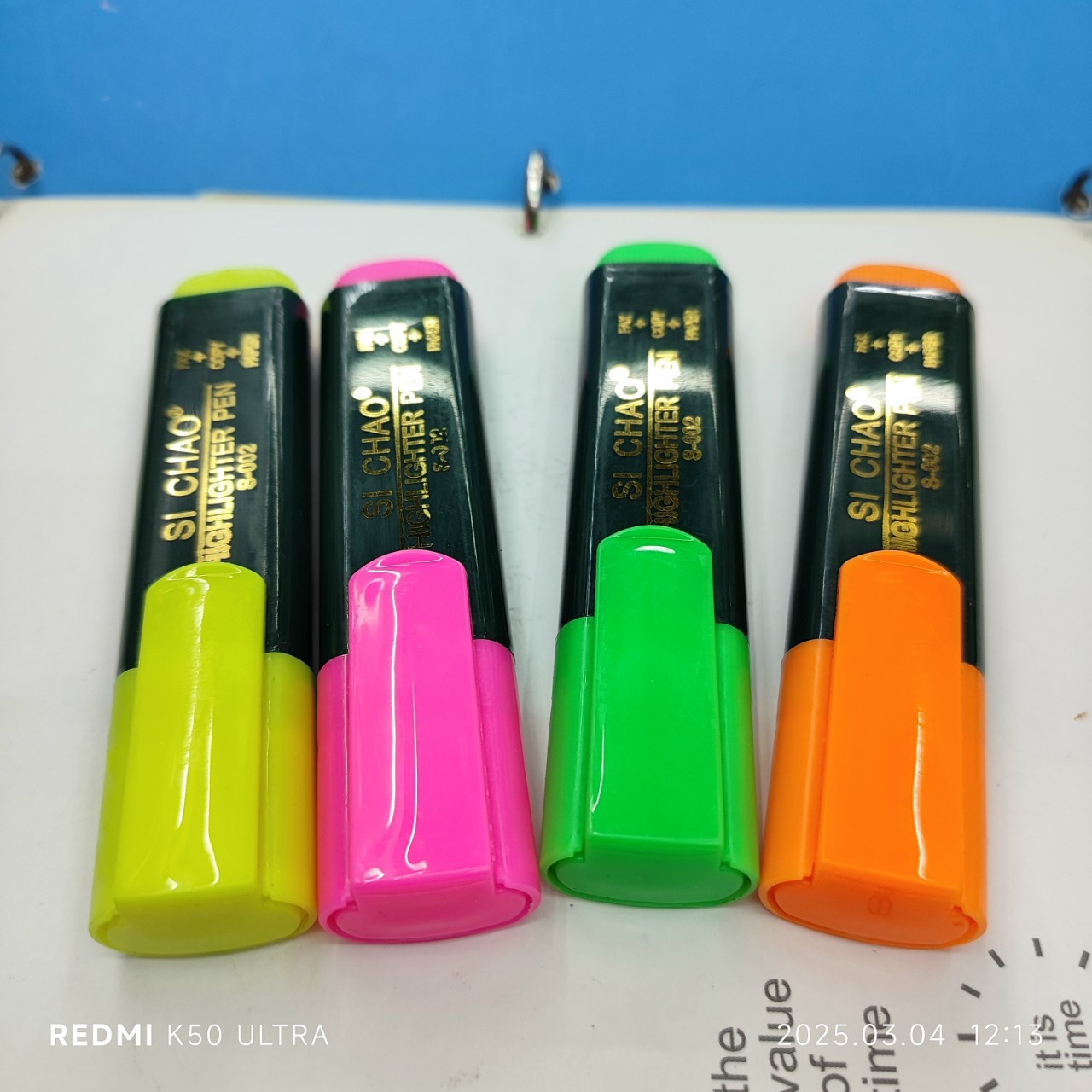 S002学生专用4色荧光记号笔 多色彩色单头涂鸦绘画笔 厂家直销批发优质荧光笔详情5