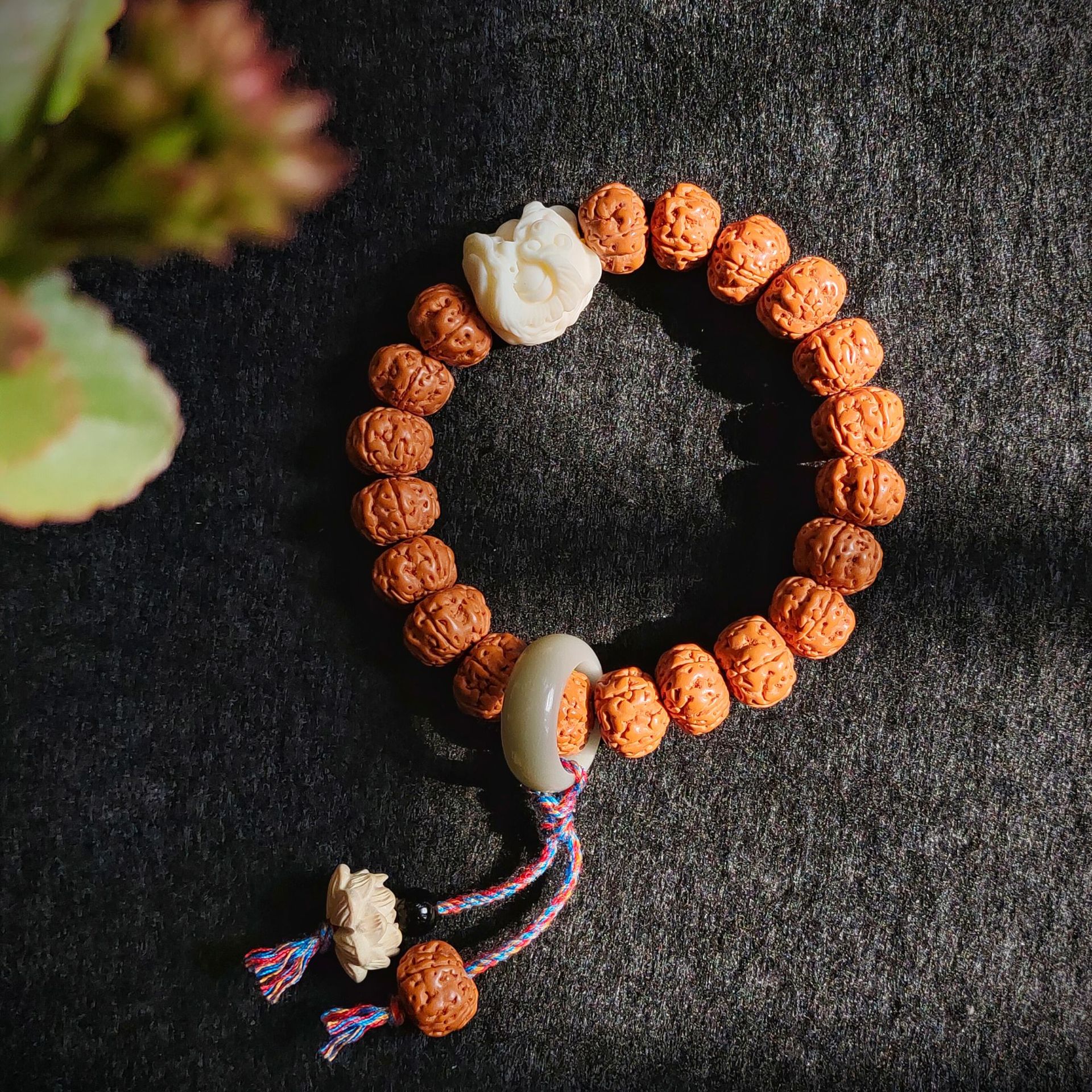 树王小金刚菩提手串搭菩提醒狮爆肉金刚菩提子男女款盘玩手持念珠详情7