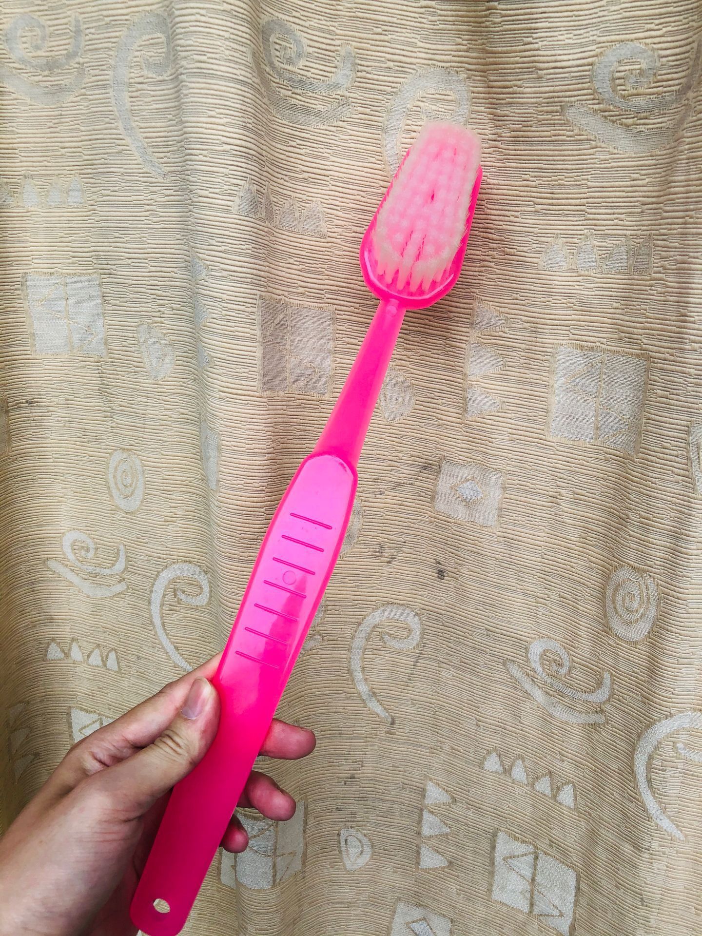 Large toothbrush, big toothbrush, scrubbing brush, bathing brush, cleaning brush, hotel long-handled massage, back rubbing, bath brush, bath brush pic 10