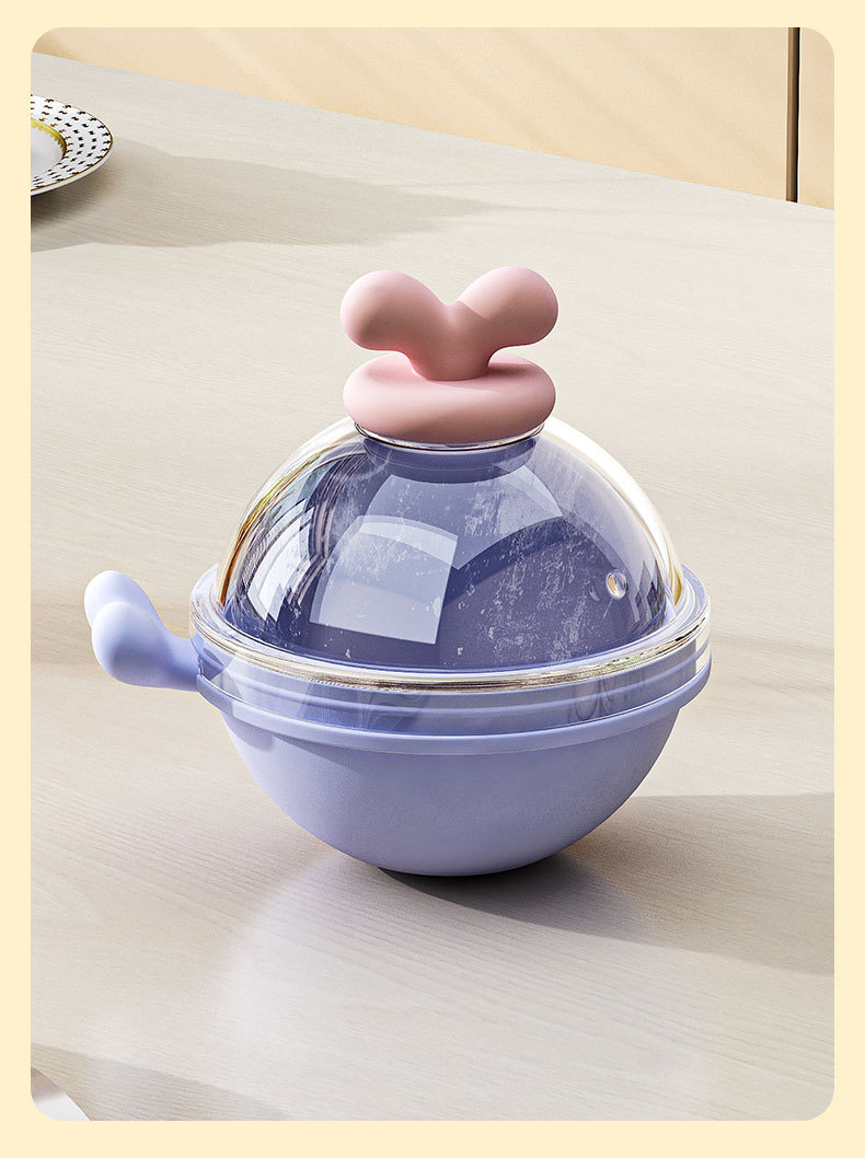 Ice hockey mold with round ears, spherical ice cubes, ice cube trays, whisky, household food-grade silicone ice cube mold pic 17