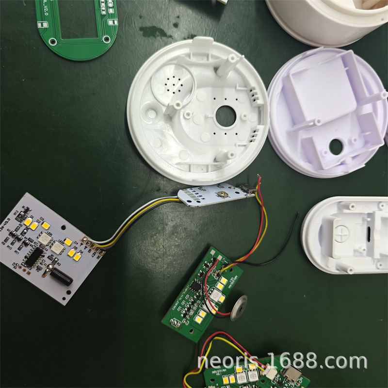 爆款led硅胶氛围拍拍灯底座七彩小夜灯灯头 USB灯灯座工厂拍拍灯详情6