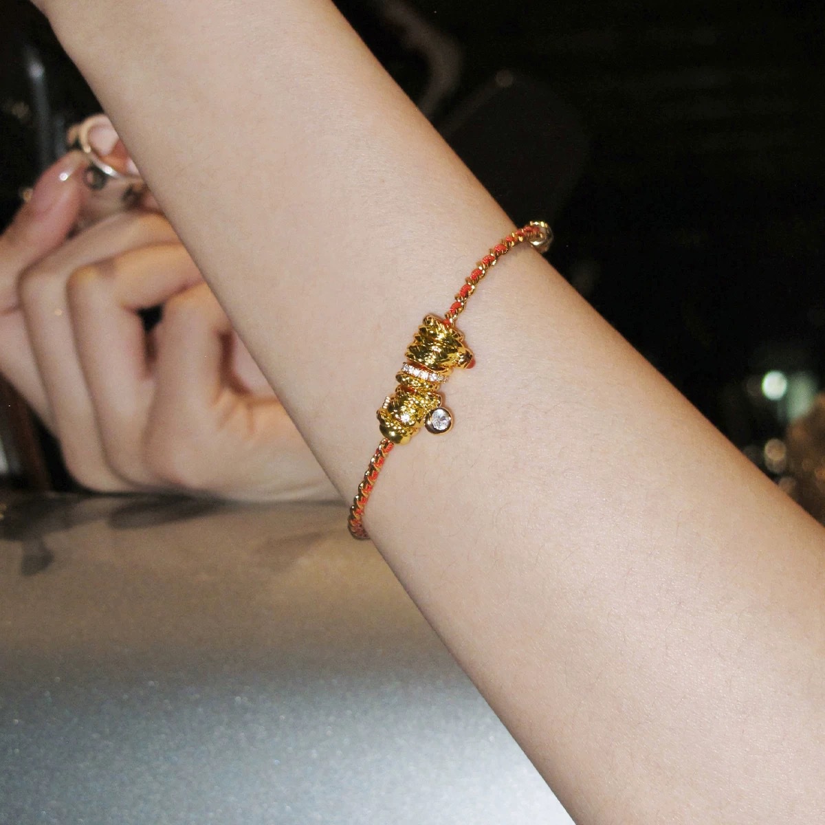 BOON*家蛇年本命年手链 小红薯爆款小众经典个性百搭铜钱红绳手链详情4